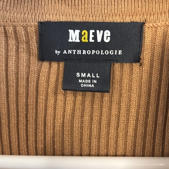 Anthropologie Button Up Collared Ribbed Top Size small - Picture 5 of 11